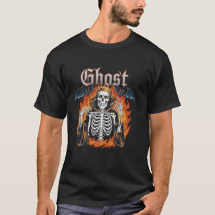 T-shirt Costume de fantôme d'Halloween squelette effrayant