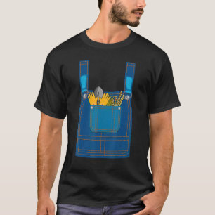 T-shirt Costume de fermier salopette récolte ferme grange