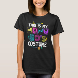 T-shirt Costume de fête à thème des années 80 Musique Rétr