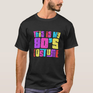 T-shirt Costume De Fête Des Années 80 Pour Boombox Lover M