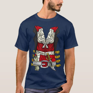 T-shirt Costume de fête pirate Capitaine Bateau Halloween