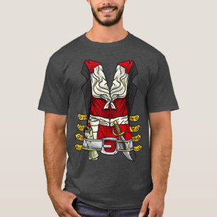 T-shirt Costume de fête pirate Capitaine Bateau Halloween