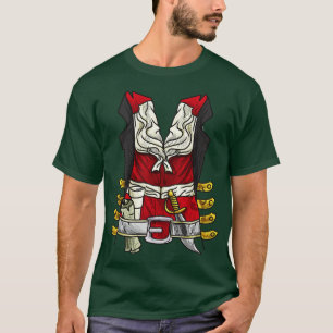T-shirt Costume de fête pirate Capitaine Bateau Halloween
