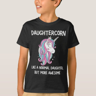 T-shirt Costume de fille de licorne drôle pour femmes Fill