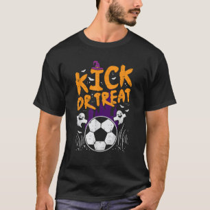 T-shirt Costume de football Halloween Soccer Kick Or Treat
