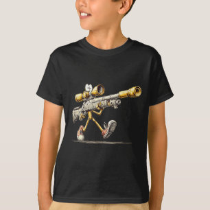 T-shirt Costume de fusil à marche pour tireur d'élite de p