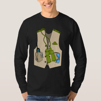 T-shirt Costume de gardien de zoo pour Halloween hommes fe