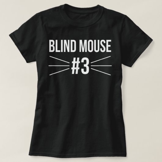 T-shirt Costume de groupe amusant Trois souris aveugle 3 T (Design devant)