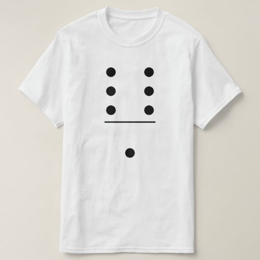 T-shirt Costume de groupe des dominos 6-1 (Design devant)