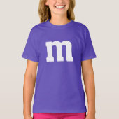 T-shirt Costume de groupe M et M pour enfants déguisement  (Devant)