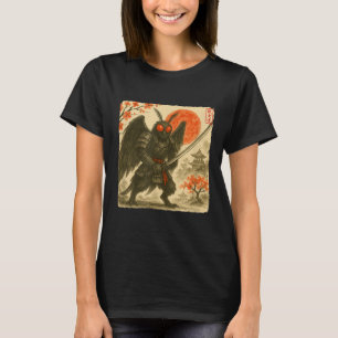 T-shirt Costume de guerrier japonais Samouraï Mothman Sumi