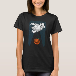 T-shirt Costume de Halloween Alien Ufo Abduction Lazy Cit