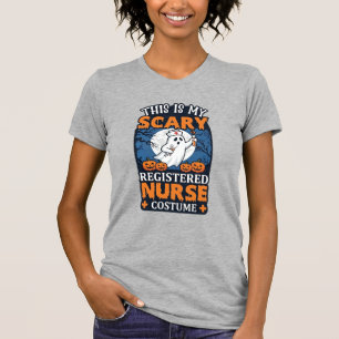 T-shirt Costume de Infirmière Diplômée Écran Fantôme Citro