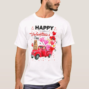 T-shirt Costume de Jour des Valentines de Spitz Allemand T