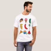 T-shirt Costume de la cheminée de fête pour enfant (Devant entier)