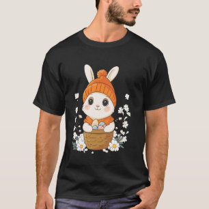 T-shirt Costume de lapin de Pâques Enfants Filles Garçons