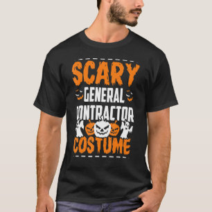 T-shirt Costume de l'entrepreneur général d'Halloween