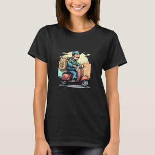 T-shirt Costume de livraison de Cool City pour la restaura