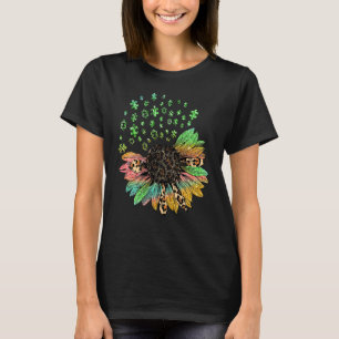 T-shirt Costume de lunettes de tournesol Citations positiv