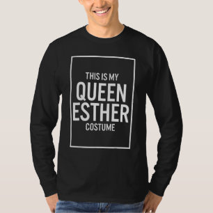 T-shirt Costume de ma reine de Pourim Hébreu Fête juive