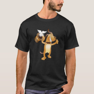 T-shirt Costume de magicien amusant Casquette de chien d'H