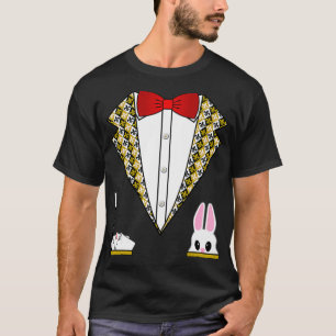 T-shirt Costume De Magicien Drôle Tuxedo Pour Enfants Adul