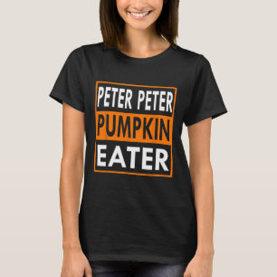 T-shirt Costume de mangeur Peter Citrouille pour les coupl