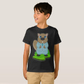 T-shirt Costume de marié castor (Devant entier)