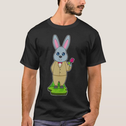 T-shirt Costume de marié pour lapin (Devant)