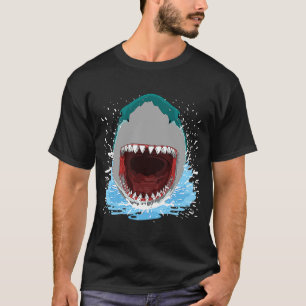 T-shirt costume de morsure de requin requin