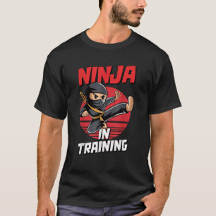 T-shirt Costume de ninja en formation Garçon Fille Guerrie