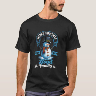 T-shirt Costume de Noël de la famille Lloyd Snowman Corres