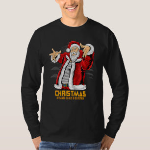 T-shirt Costume de Noël Dj Santa Claus Py de Noël