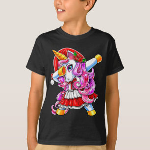T-shirt Costume de Noël Licorne qui Dab Santa Licorne Gi