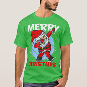 T-shirt Costume de Noël neige hivernal danser Sant