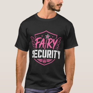 T-shirt Costume de papa sécurité fée Halloween Fantaisiste