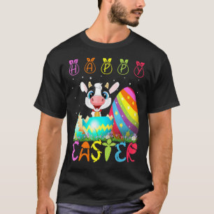 T-shirt Costume de Pâques vache assorti famille mignon