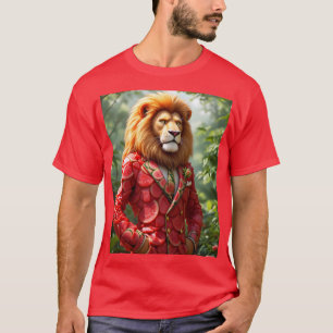 T-shirt Costume de pastèque de lion mignon de fantaisie