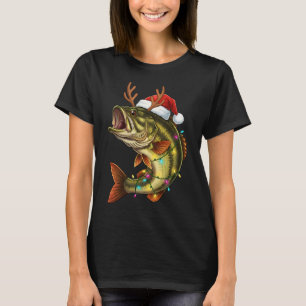 T-shirt Costume de pêche de squelette pour hommes et garço
