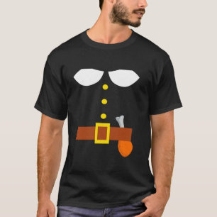T-shirt Costume de pèlerin Halloween drôle Thanksgiving Bo