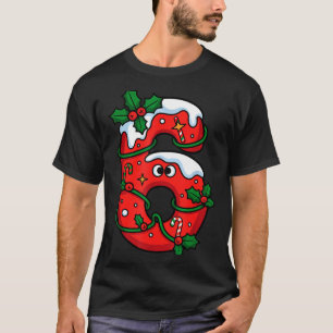 T-shirt Costume de Père Noël numéro 6 Mème de Noël Couple 