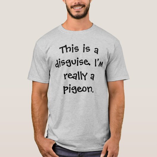 T-shirt Costume de pigeon (Devant)