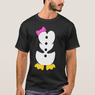 T-shirt Costume de pingouin d'Halloween noir drôle Tuxedo