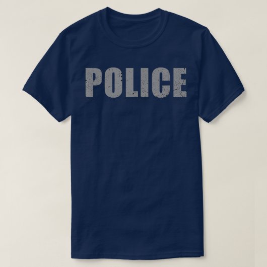 T-shirt Costume De Police Pour Halloween (Design devant)