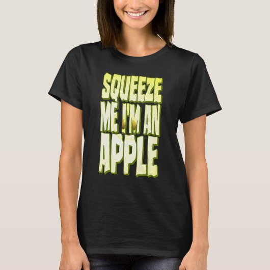 T-shirt Costume de pomme Halloween tranche de fruits frais (Devant)