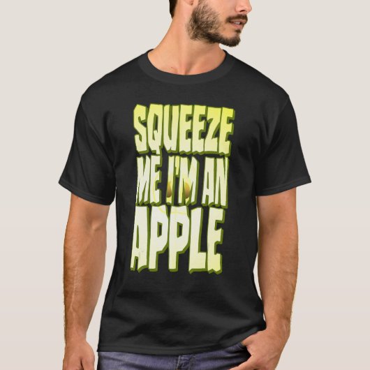 T-shirt Costume de pomme Halloween tranche de fruits frais (Devant)