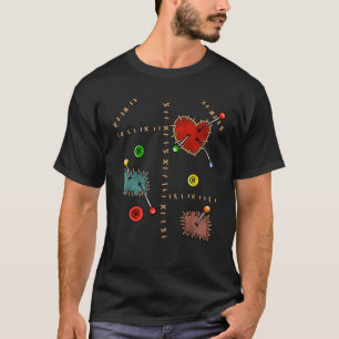 T-shirt Costume de poupée vaudou Halloween Sorcellerie eff