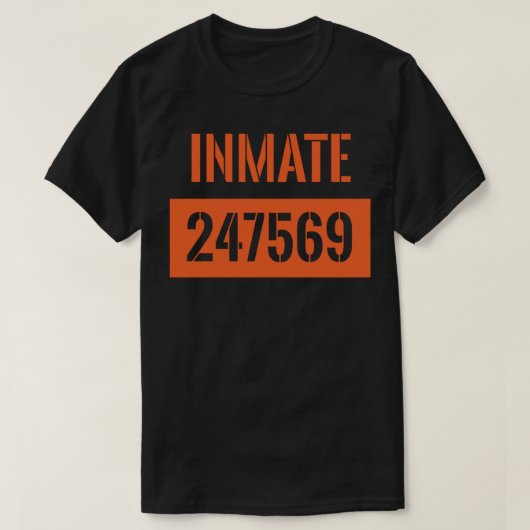 T-shirt Costume de prisonnier du comté (Design devant)