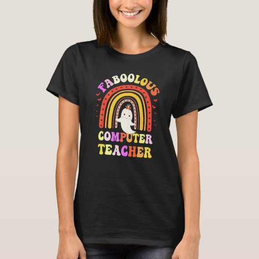T-shirt Costume de PROFESSEUR D'INFORMATIQUE Faboolous C'e (Devant)