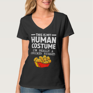 T-shirt Costume de restauration rapide Foie de poulet savo